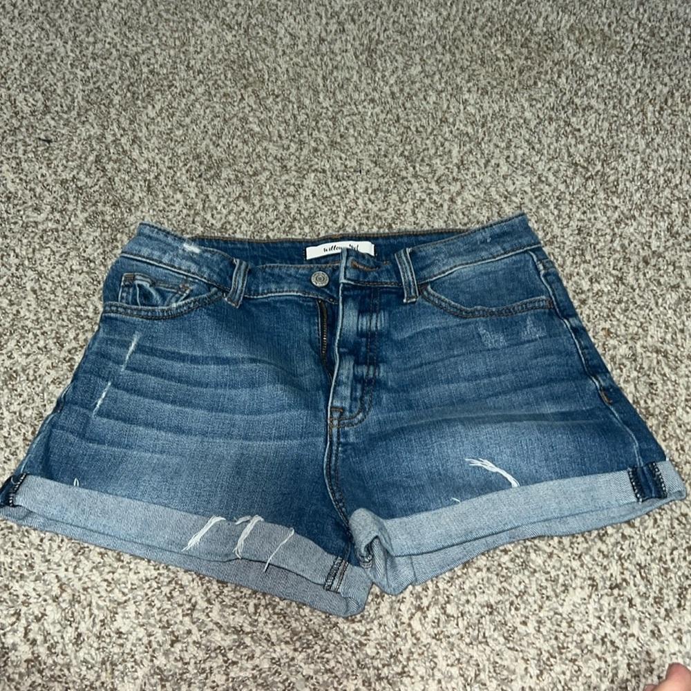Denim Shorts, Small, High Rise, Mom Fit, Willow & Root